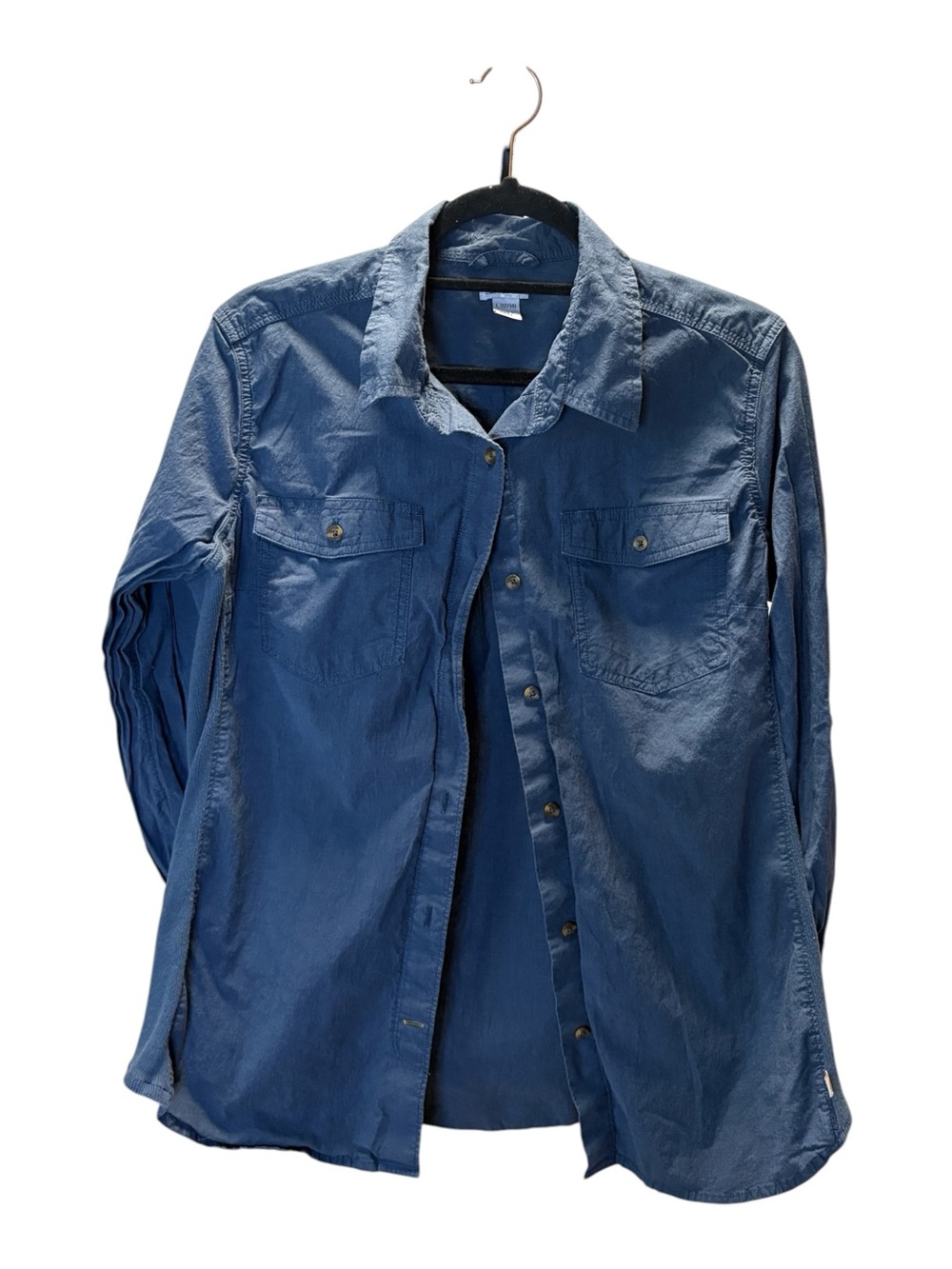 Carhartt Women's Blue Button-Front Work Shirt